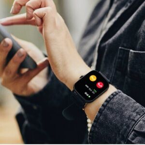 Smartwatch in Gray Strap and Silver Watch Finish - New Boxed